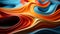 Abstract background with vibrant colors and flowing wave pattern generated by AI