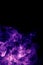 Abstract background with violet colored smoke