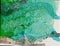 Abstract background of watercolor painting in turquoise-bright,green, blue, colors are bright color tones.
