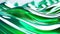 abstract background with waves and splashes, white gold and emerald abstract background.