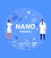 Abstract Banner for Nano Industry Presentation