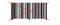 Abstract barcode security pattern on white background