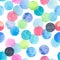 Abstract beautiful artistic tender wonderful transparent bright blue, green, red, pink, yellow, orange, navy circles pattern
