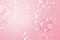 Abstract Beautiful Pink Soap Bubbles Background. Blurred, Celebration, Romantic Love Valentines Theme. Freshness Soap Sud Bubbles