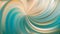 Abstract Beige and Turquoise Swirl Background Illustration