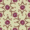 Abstract berries floral seamless pattern.