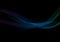 Abstract black background with blue dynamic lines