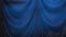 Abstract Black and Blue Drapes Background