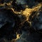 Abstract black and golden background with lightning and cosmic elements (tiled)