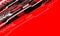 Abstract black grey line cyber futuristic technology geometric arrow dynamic on red blank space creative design modern futuristic