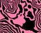 Abstract black and pink topographic contours lines of mountains. Topography map art curve drawing.