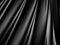 Abstract Black Satin Silk Cloth Waves Background