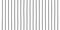 Abstract black vertical thin uneven parallel brush line stripes pattern isolated on white background