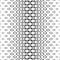 Abstract black and white ellipse pattern design