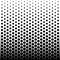 Abstract black and white hexagonal halftone background