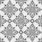 abstract black and white mandala pattern dreamy vintage circular pattern ornament