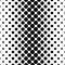 Abstract black white octagon pattern background