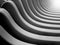 Abstract black and white photo of arhitectural curved details
