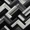 Abstract Black And White Quilted Lines Wallpaper