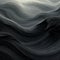 Abstract Black And White Waves In Zbrush Style - Digital Art