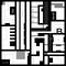 Abstract block diagram of a microchip, futuristic visual