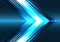 Abstract blue arrow light technology design modern futuristic creative background vector