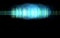 Abstract blue audio spectrum waveform