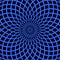 Abstract blue background. Rotation pattern.