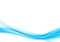 Abstract blue elegant speed air smoke border swoosh wave over white background