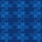 Abstract blue fabric background design, triangular square pattern vector