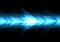 Abstract blue light arrow speed power technology futuristic background vector