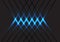 Abstract blue light cross pattern on grey design modern futuristic technology background vector