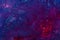 Abstract blue purple cosmic paint art background