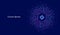 Abstract blue purple hexagon, network image, geometric texture background, scientific technology, futuristic concept