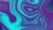 Abstract blue and purple liquid waves retro motion background