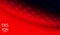 Abstract Blue with red composition with dark stripes and stars set