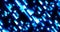 Abstract blue retro pixel hipster digital background made of moving