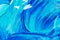 Abstract blue sea background with acrylic paint. Summer art background