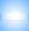 Abstract Blue Sky Sunbeam Background