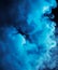 Abstract blue smoke texture. Steam, cloud realistic texture