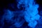 Abstract blue smoke Weipa