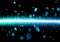 Abstract blue soundwave rectangle soundwave black galax
