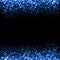 Abstract blue sparkle glitter background.