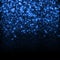 Abstract blue sparkle glitter background.