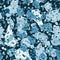 Abstract blue terrazzo seamless pattern design illustration