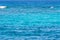 Abstract blue water background. Sea, ocean turquoise blue water.