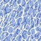 Abstract Blue Water Waves Seamless Pattern