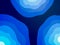 Abstract blue waves circle background