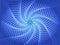 Abstract blue whirl background with star.