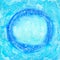 abstract blue white color background universe mind spiritual holistic healing imagine inspiring ring circle watercolor painting